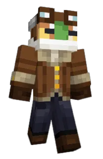 Front of MisterCroak's skin