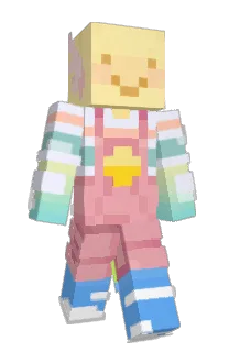 Front of yolochka's skin