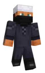 charade and cod gray Minecraft skin — Classic model — first worn by Dequari
