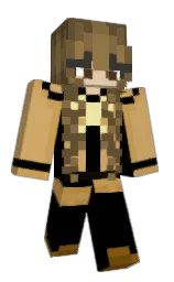 black and whiskey Minecraft skin — Classic model — first worn by misswaguri