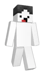 white and mine shaft Minecraft skin — Classic model