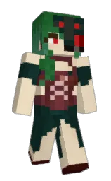 almond and firefly Minecraft skin — Slim model — first worn by VenomousVenny