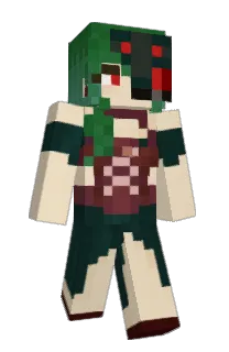 Front of VenomousVenny's skin