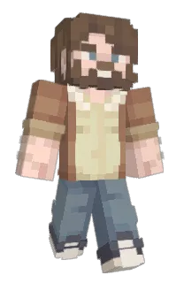 Front of RozettaVee's skin
