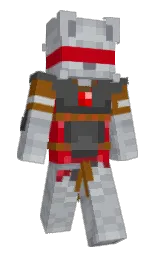 aluminium and monza Minecraft skin — Slim model — first worn by EccentricCat264