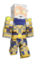 Qovaq's Minecraft skin wearing the Zombie Horse cape