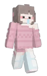 mingna_2's Minecraft skin wearing the Pan cape
