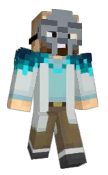 iron and tiara Minecraft skin — Classic model — first worn by Advez_