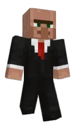Dwightscrhute's Minecraft skin wearing the Twisted cape
