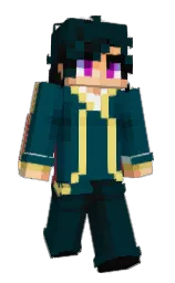 sherpa blue and daintree Minecraft skin — Slim model — first worn by TimeVix