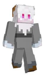gray and boulder Minecraft skin — Classic model — first worn by geliscope