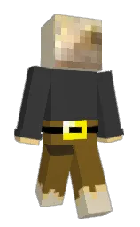 mine shaft and bone Minecraft skin — Slim model