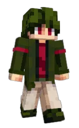 Dekkuns's Minecraft skin wearing the Zombie Horse cape