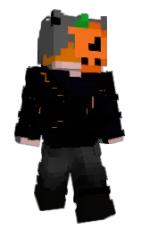 black and cod gray Minecraft skin — Classic model
