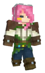 persian pink and millbrook Minecraft skin — Slim model