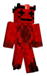 guardsman red and bright red Minecraft skin — Classic model