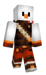 white and wild sand Minecraft skin — Classic model — first worn by BendingMonkey