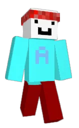 aquamarine and red berry Minecraft skin — Classic model