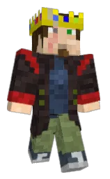 Desvider's Minecraft skin wearing the Founder's cape