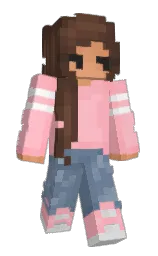 Sivilly's Minecraft skin wearing the Cherry Blossom cape