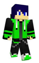 stratos and green Minecraft skin — Classic model