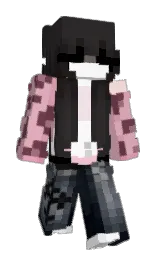 blossom and cod gray Minecraft skin — Slim model — first worn by _Jennii_