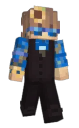 thunder and cocoa brown Minecraft skin — Slim model — first worn by AverageAce_