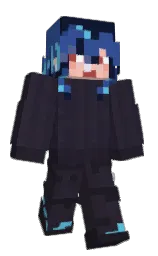 baltic sea and sapphire Minecraft skin — Slim model