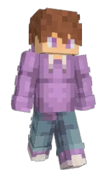 trendy pink and east side Minecraft skin — Slim model