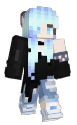 SeraShade's Minecraft skin wearing the Pan cape