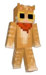 raw sienna and chalky Minecraft skin — Slim model — first worn by AdamEU