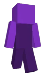 purple heart and honey flower Minecraft skin — Slim model
