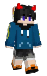 LCrazy_'s Minecraft skin wearing the Pan cape