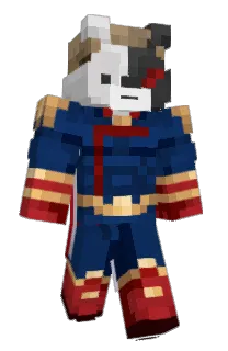 Front of Pffbear's skin