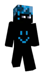 black and gable green Minecraft skin — Classic model
