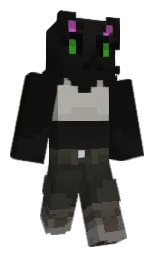rangoon green and cod gray Minecraft skin — Classic model — first worn by AppleBlossoms_