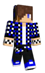 Faustao's Minecraft skin wearing the Migrator cape