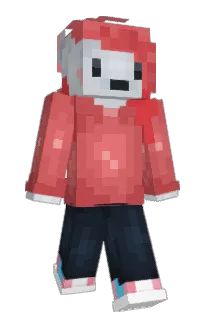Front of MagnettOlive's skin