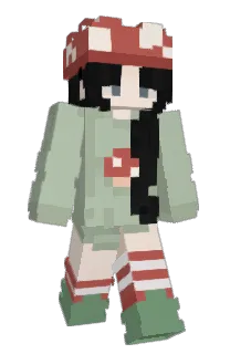 Front of LolliPopRose's skin
