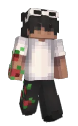thunder and mine shaft Minecraft skin — Slim model