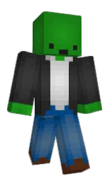 Sassy_Builder's Minecraft skin wearing the 15th Anniversary cape