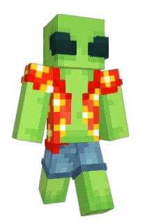 Front of BeRcMC's skin