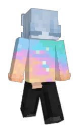mine shaft and periwinkle gray Minecraft skin — Slim model — first worn by aski_i
