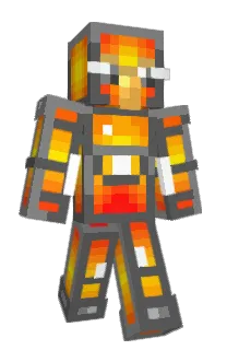 Front of EvokerWand's skin