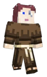 yellow metal and iroko Minecraft skin — Classic model — first worn by Lord_Night_