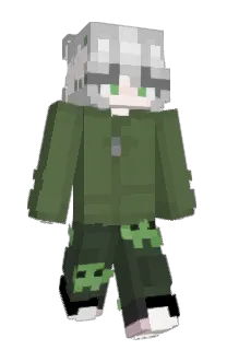 Front of grasior's skin