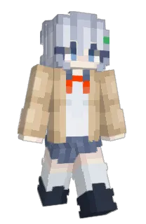 Front of tibinya's skin