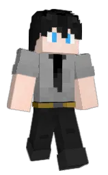 mine shaft and cod gray Minecraft skin — Classic model