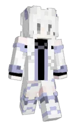 white and provincial pink Minecraft skin — Slim model — first worn by Luoyu_0