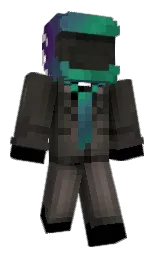 MYOWNPOV's Minecraft skin wearing the 15th Anniversary cape